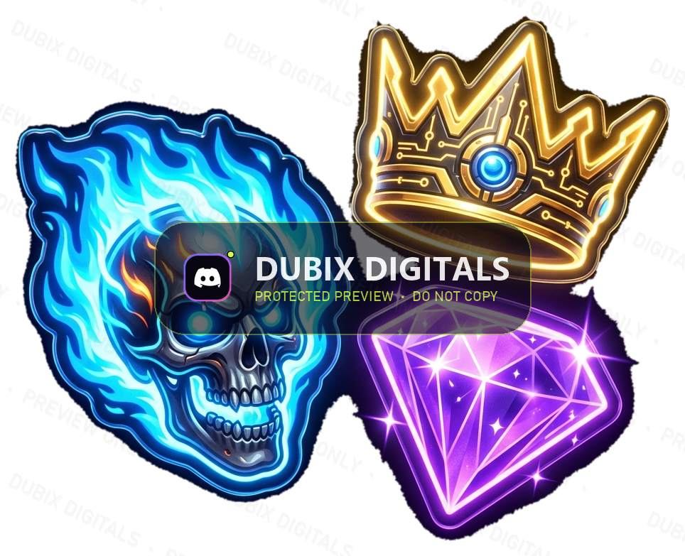 3D Neon Emotes